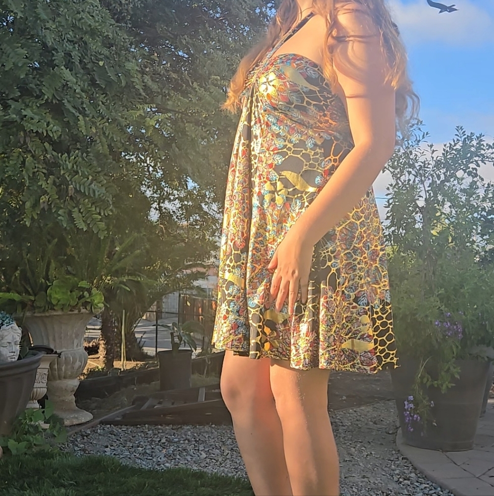 Colorful Patterned Dress - Picture 5 of 11